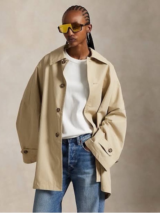 POLO RALPH LAUREN Jackets & Blazers - Polo Ralph Lauren
Oversize Cotton Twill Car Coat